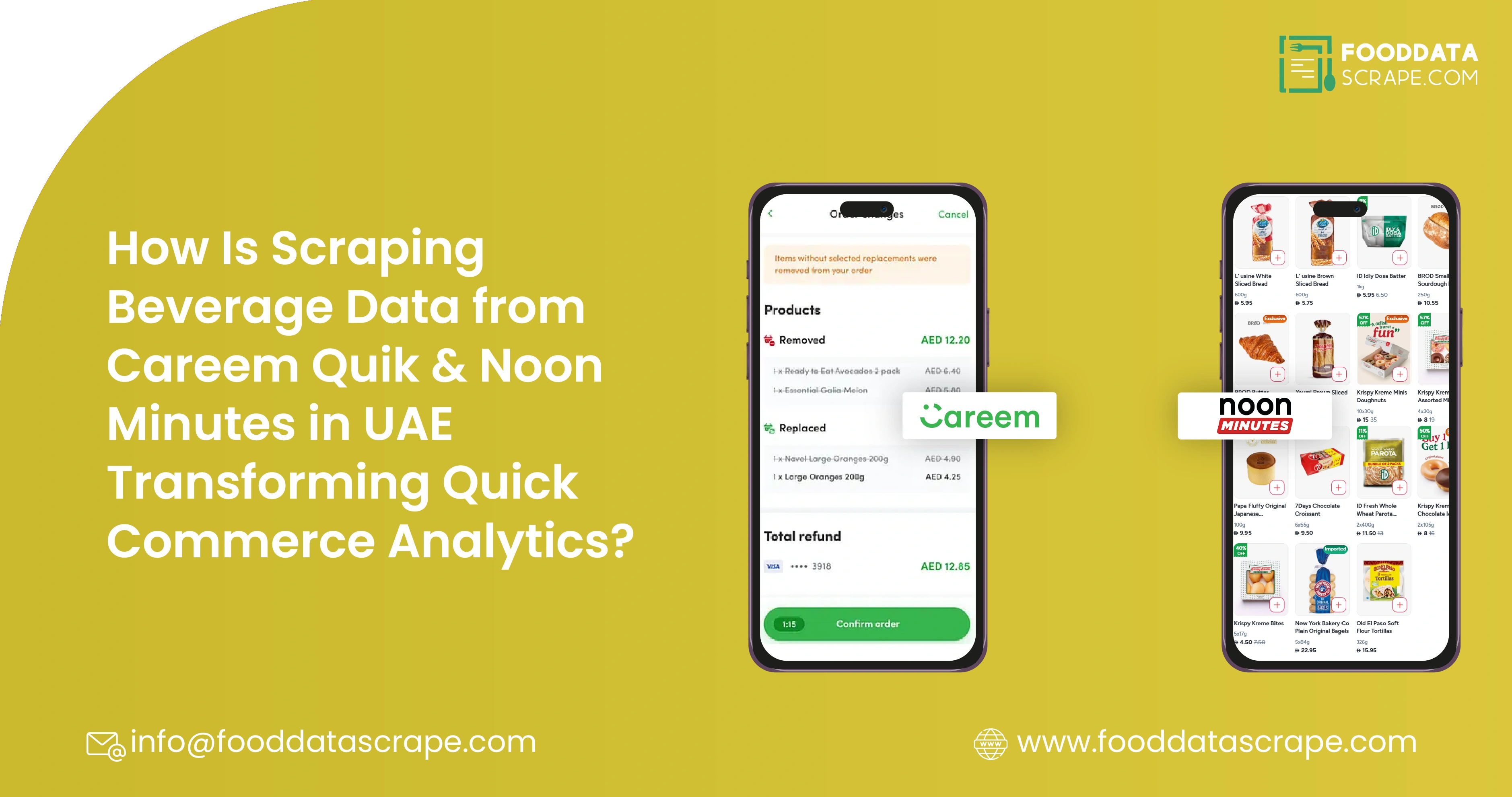 How Is Scraping Beverage Data from Careem Quik & Noon Minutes in UAE Transforming Quick Commerce Analytics?